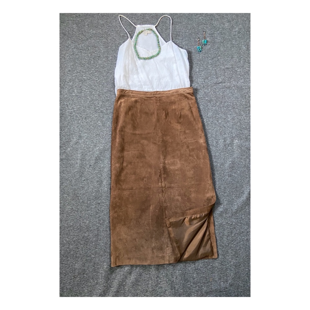 100% leather woman’s skirt